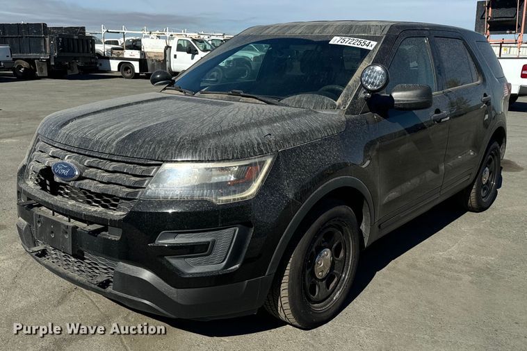 image for item YA0085 2016 Ford Explorer Police SUV