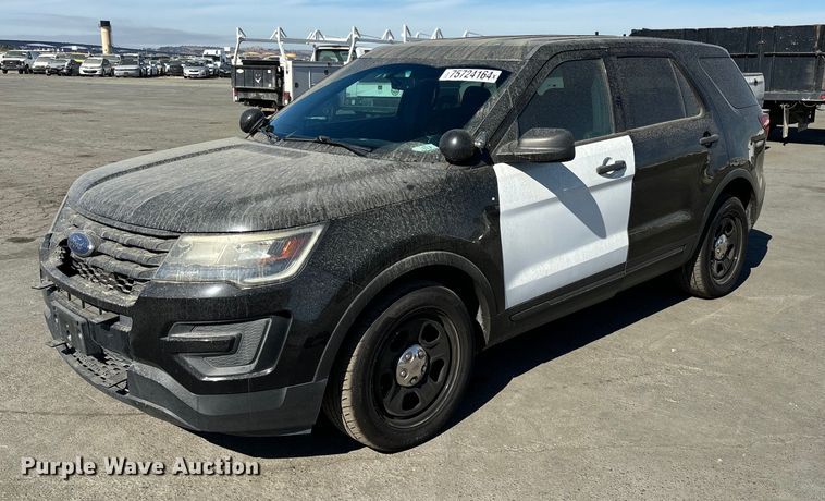 image for item YA0086 2016 Ford Explorer Police SUV