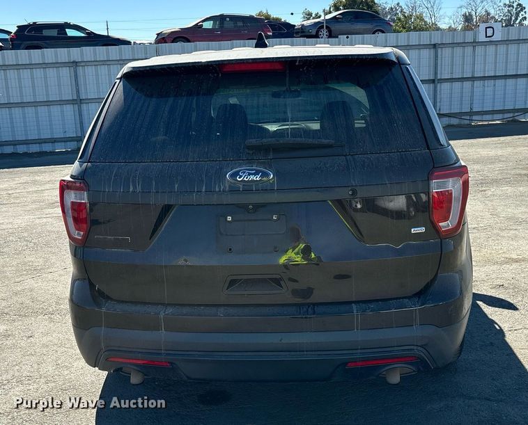 image for item YA0086 2016 Ford Explorer Police SUV