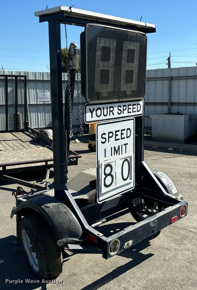 image for item YA0087 2021 Hill & Smith  radar trailer