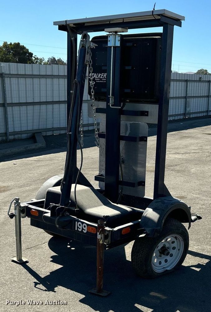 image for item YA0087 2021 Hill & Smith  radar trailer