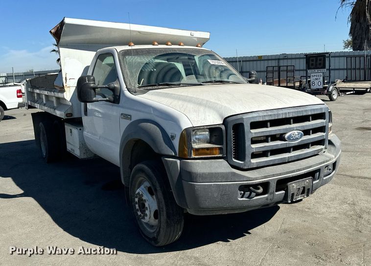 image for item YA0093 2006 Ford F450 Super Duty XL dump truck