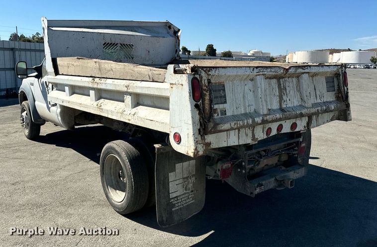 image for item YA0093 2006 Ford F450 Super Duty XL dump truck