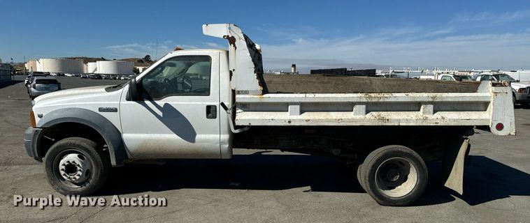 image for item YA0093 2006 Ford F450 Super Duty XL dump truck