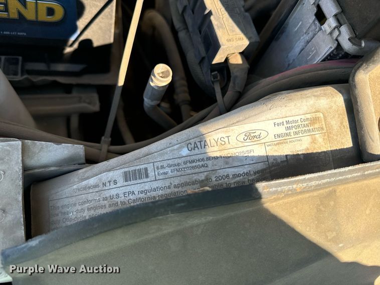 image for item YA0093 2006 Ford F450 Super Duty XL dump truck