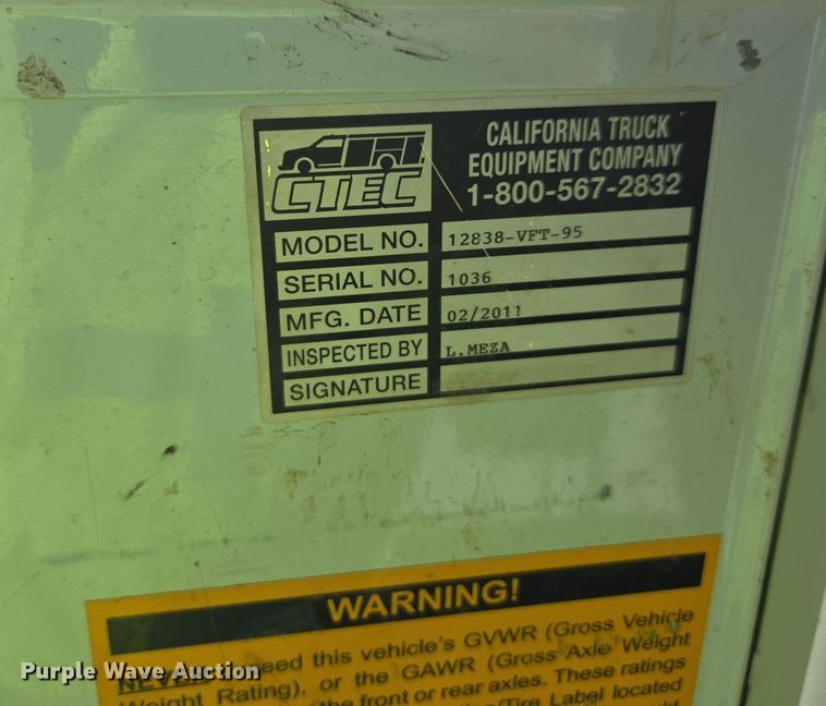 image for item YA0094 2011 Ford F450 Super Duty XL utility / service truck