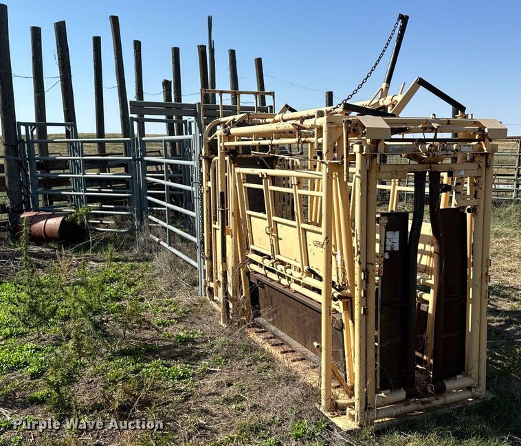 image for item DX3708 Foremost Cattle squeeze chute