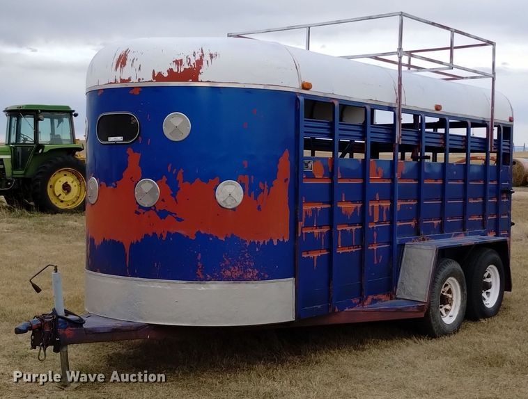 image for item EG9912 1989 Better Way Nebraska Inc 6X16 livestock trailer