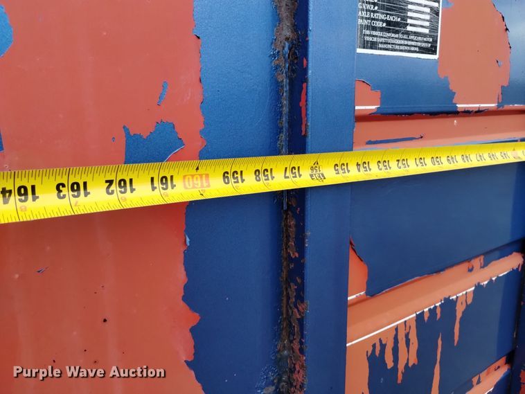 image for item EG9912 1989 Better Way Nebraska Inc 6X16 livestock trailer