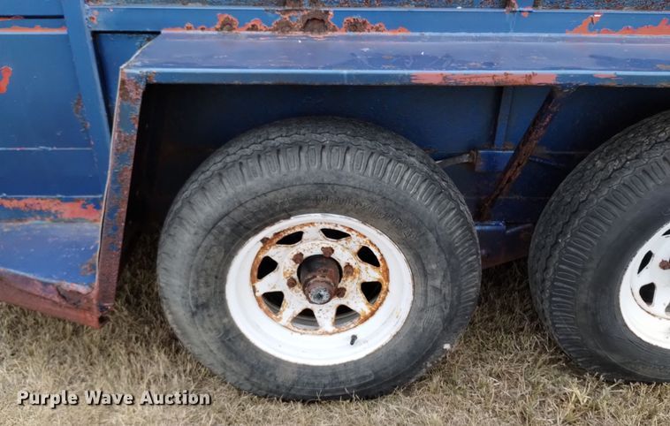 image for item EG9912 1989 Better Way Nebraska Inc 6X16 livestock trailer