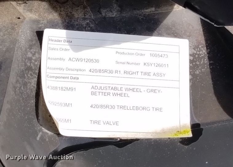 image for item EG9948 (6) Trelleborg 420/85R30 wheels and tires