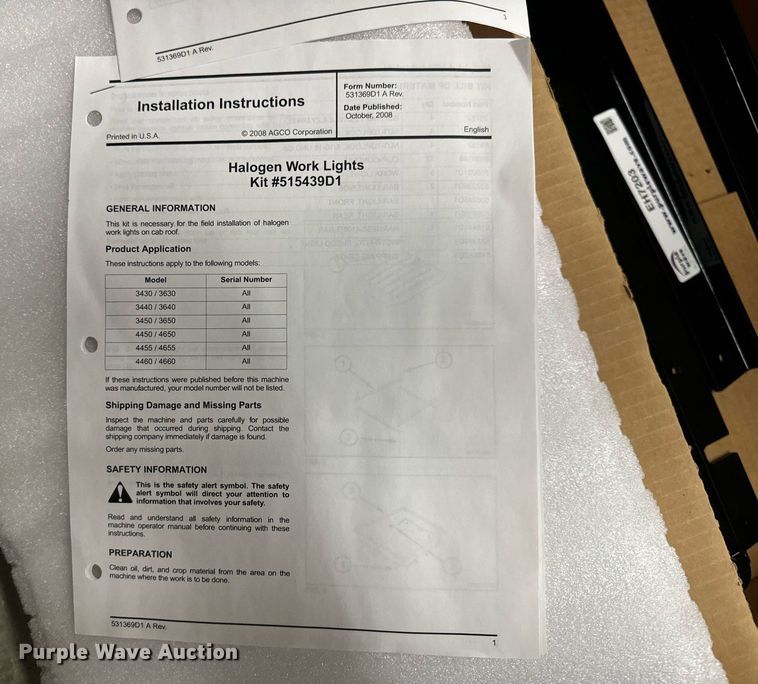 image for item EH7203 (9) Spra-Coupe 515439D1 light kits