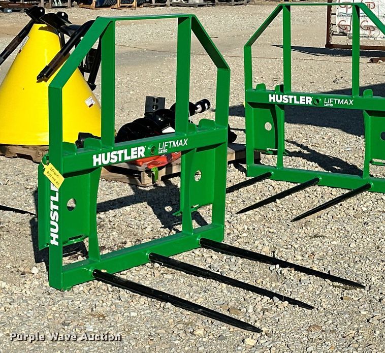 image for item EJ5031 Hustler  LE110 SS 3T skid steer bale spear