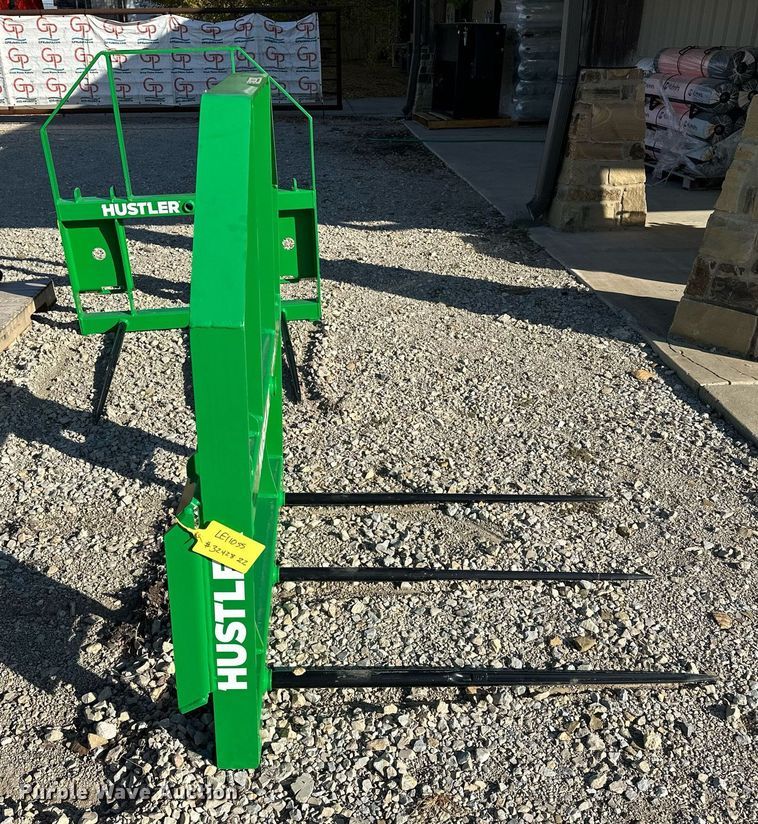 image for item EJ5031 Hustler  LE110 SS 3T skid steer bale spear