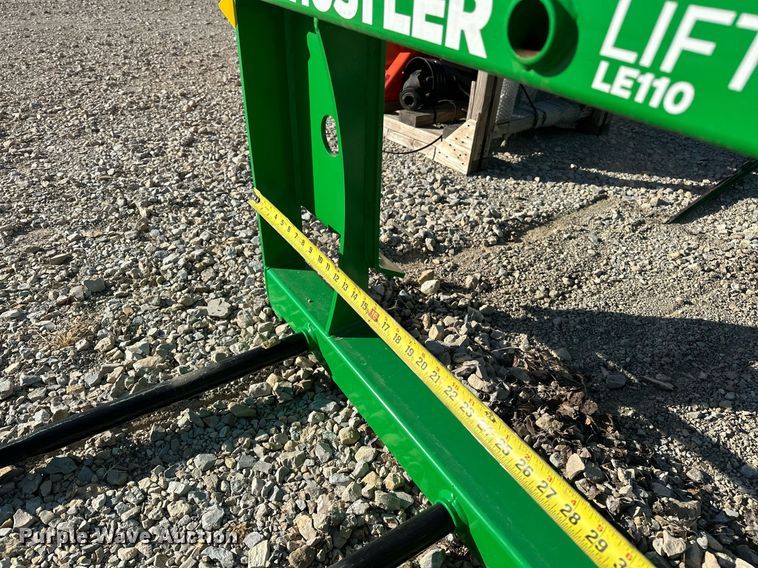 image for item EJ5031 Hustler  LE110 SS 3T skid steer bale spear