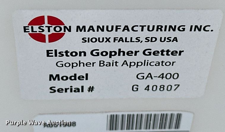 image for item EJ5033 Elston GA-400 gopher getter applicator