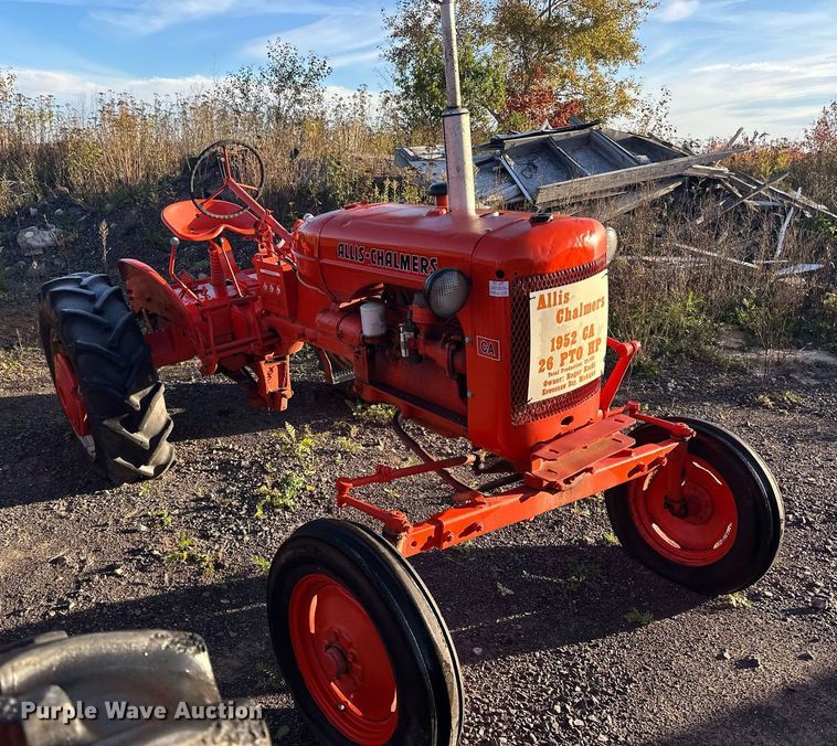 image for item EN2507 1956 Allis-Chalmers CA tractor
