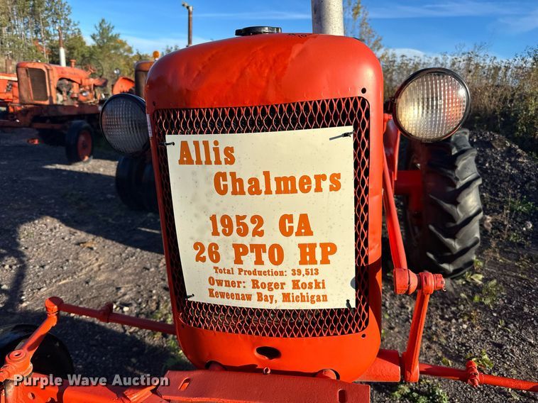 image for item EN2507 1956 Allis-Chalmers CA tractor