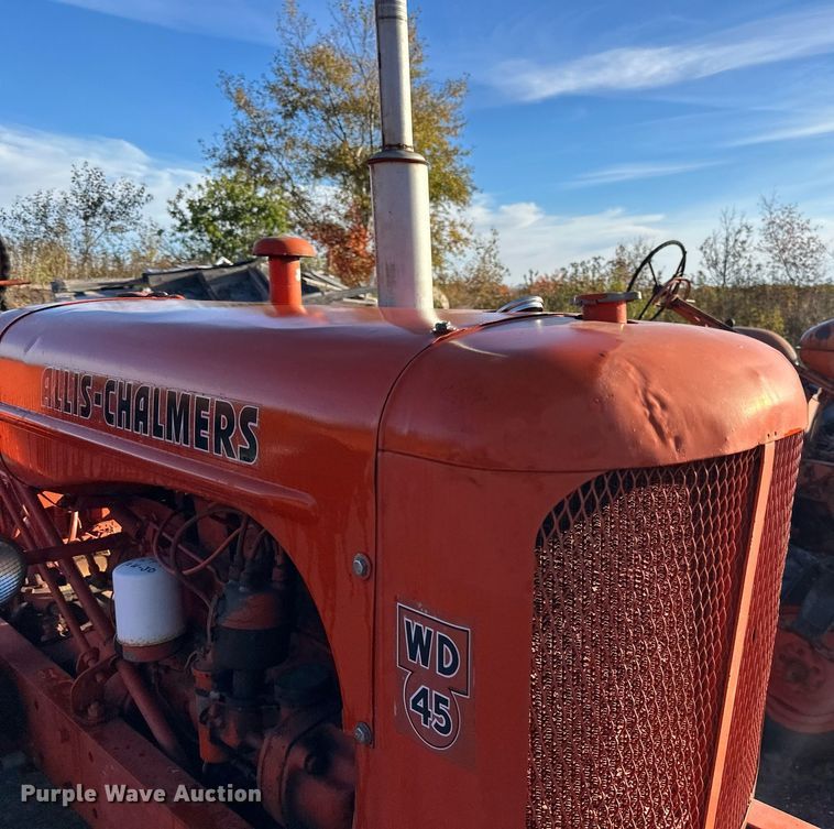 image for item EN2510 1955 Allis-Chalmers  WD-45 tractor