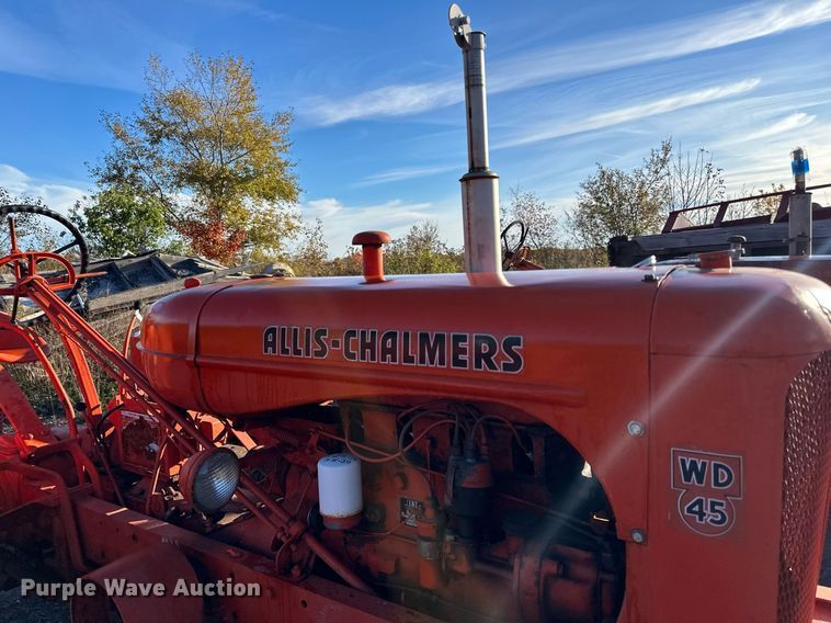 image for item EN2510 1955 Allis-Chalmers  WD-45 tractor