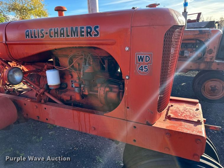 image for item EN2510 1955 Allis-Chalmers  WD-45 tractor