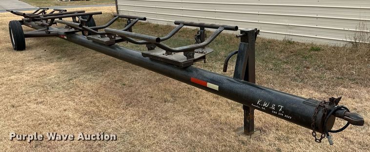 image for item ER8142 KW&F hay bale trailer