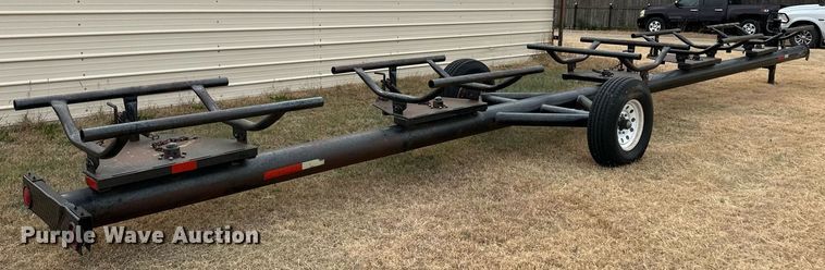 image for item ER8142 KW&F hay bale trailer