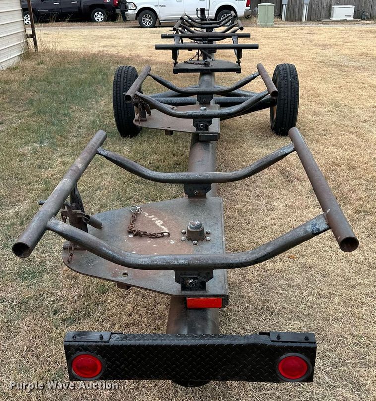 image for item ER8142 KW&F hay bale trailer