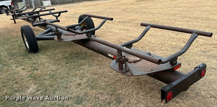 image for item ER8142 KW&F hay bale trailer