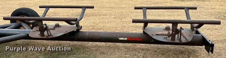 image for item ER8142 KW&F hay bale trailer