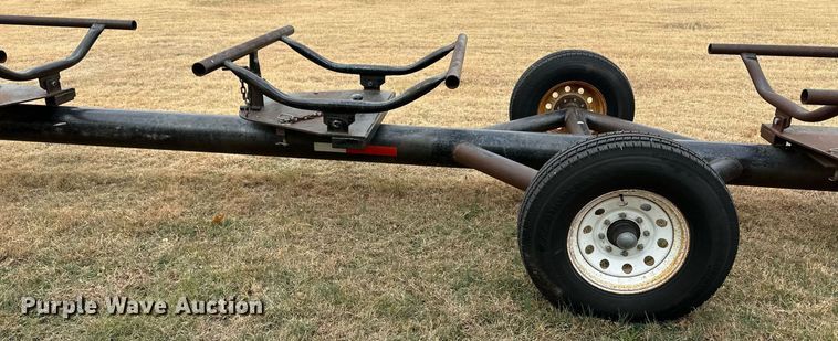 image for item ER8142 KW&F hay bale trailer