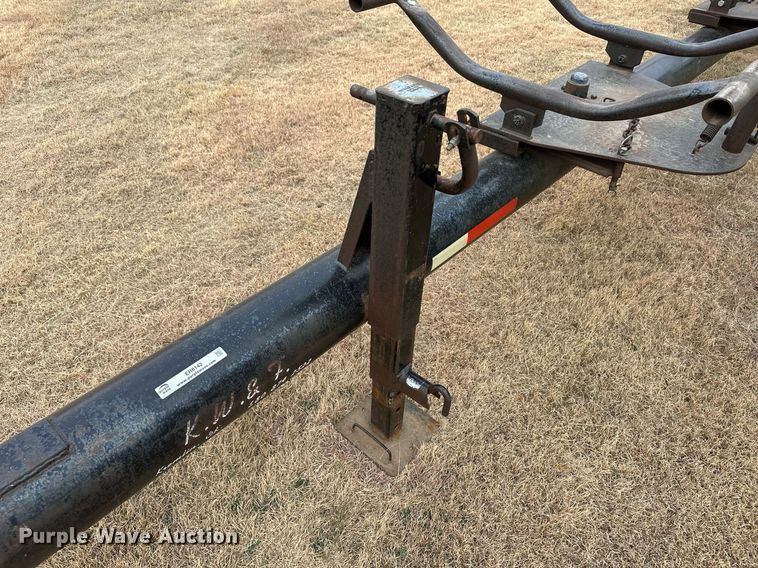 image for item ER8142 KW&F hay bale trailer