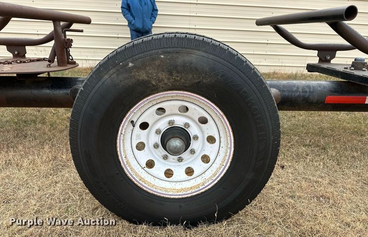 image for item ER8142 KW&F hay bale trailer