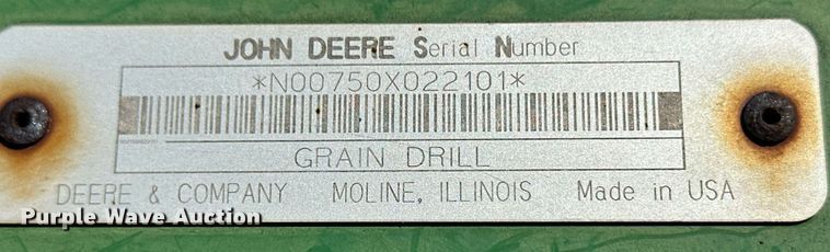 image for item ER8164 John Deere 750 grain drill