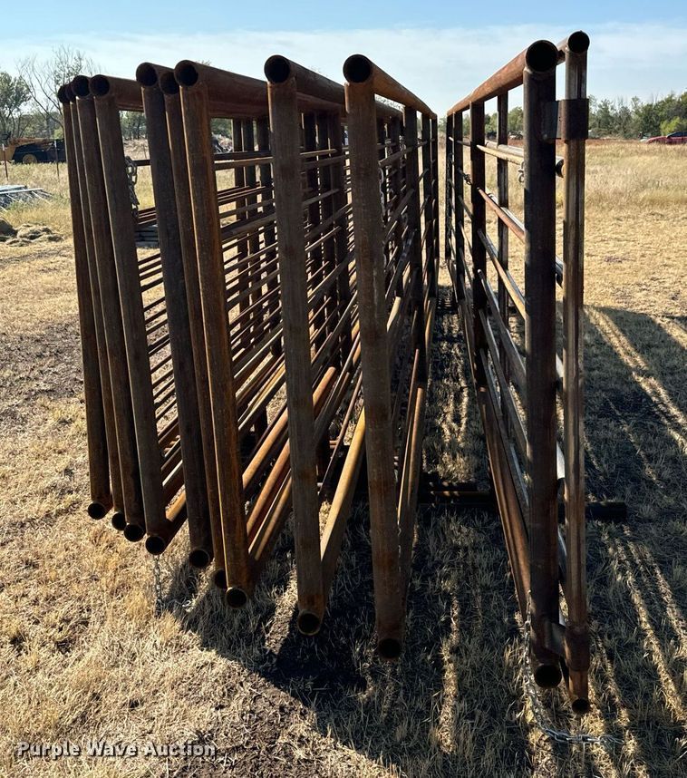 image for item IE9126 (10) metal cattle panels