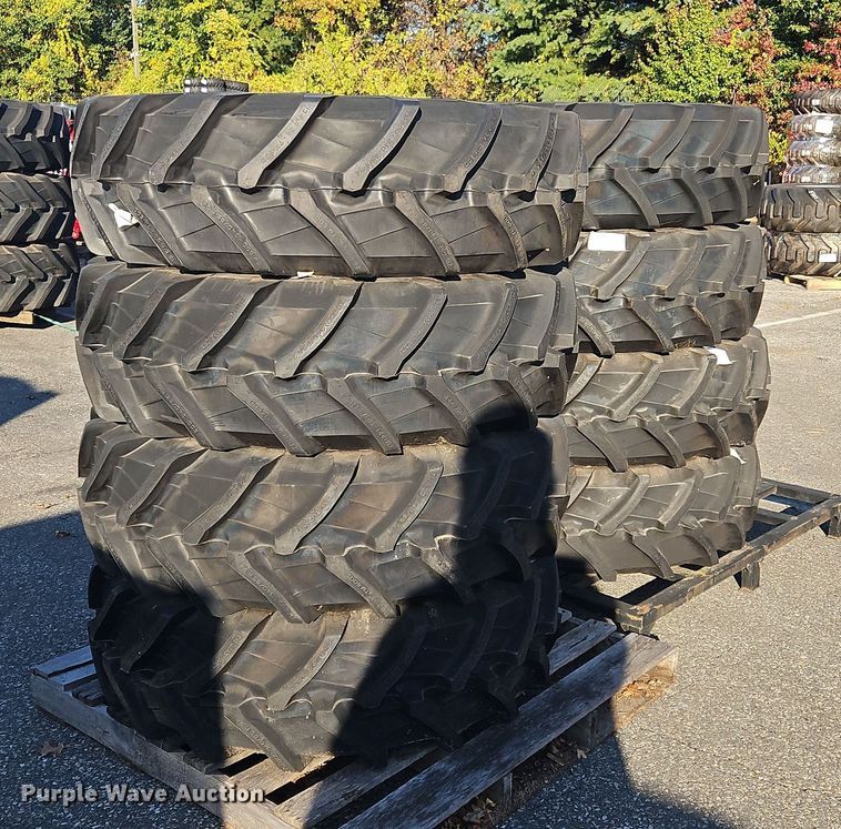 image for item OJ9882 (8) 340/85R24 tires and wheels