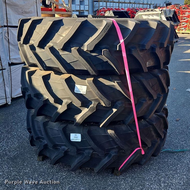 image for item OJ9883 (3) 460/85R38 tires and wheels