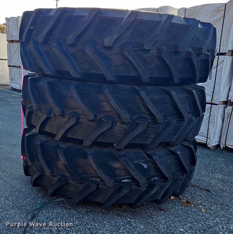 image for item OJ9883 (3) 460/85R38 tires and wheels