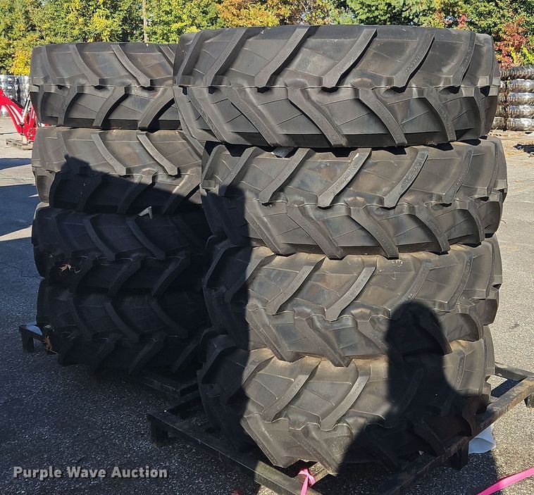 image for item OJ9884 (8) 380/85R24 tires and wheels