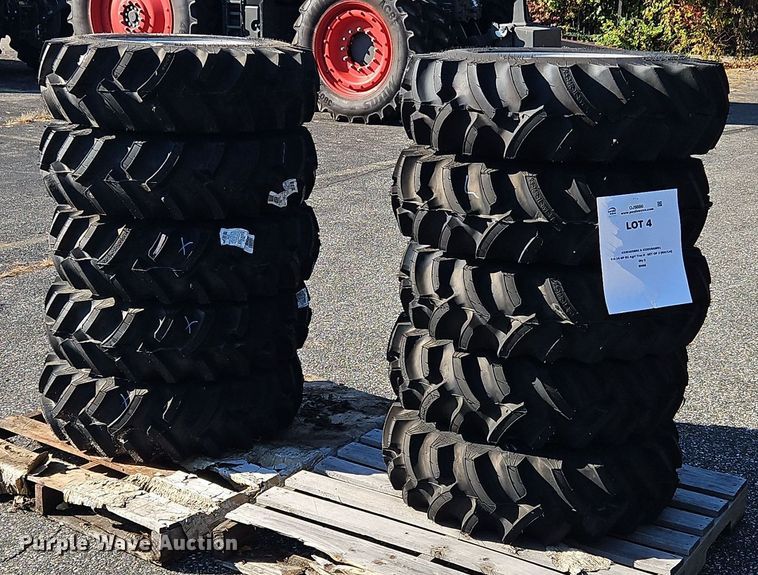 image for item OJ9890 (10) 9.5-16R-11 tires and wheels