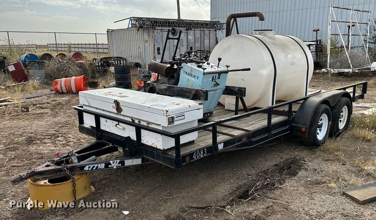 image for item DD3393 2002 PJ utility trailer