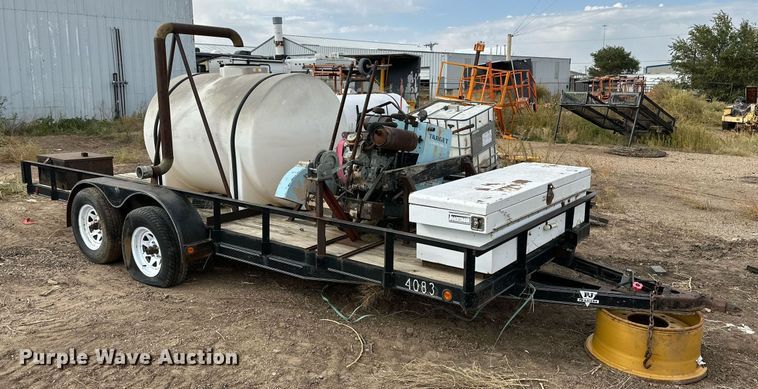 image for item DD3393 2002 PJ utility trailer