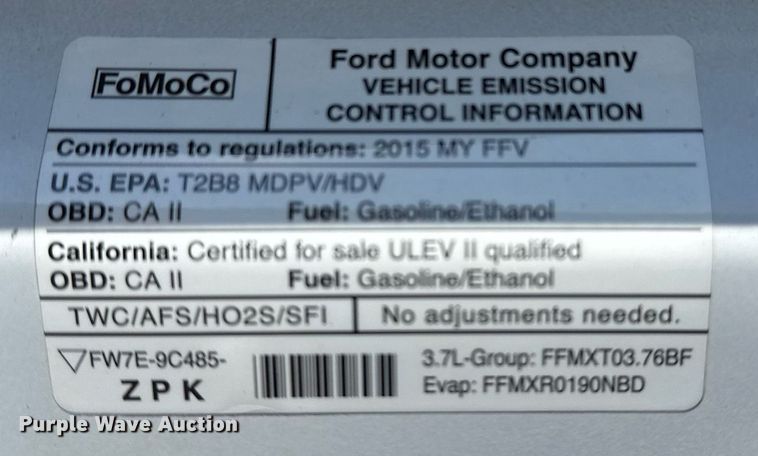 image for item DO7597 2015 Ford Transit 350 XLT van