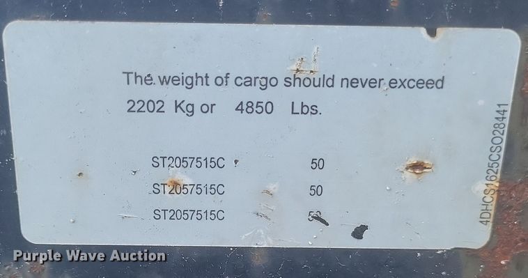 image for item DQ3738 2012 Buck Dandy utility trailer