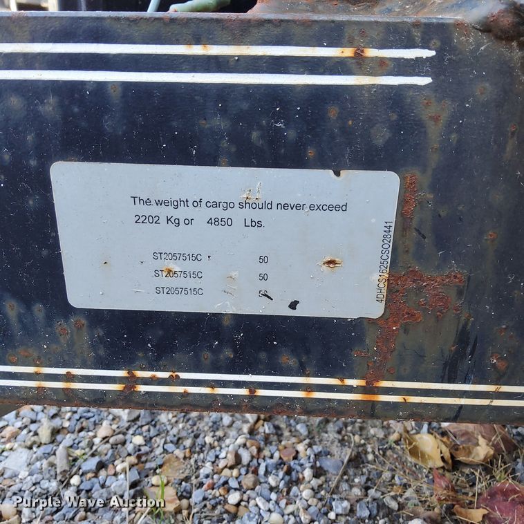 image for item DQ3738 2012 Buck Dandy utility trailer