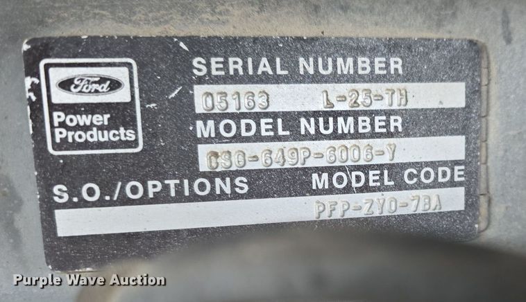 image for item DQ5289 American Road Machinery LL 1500-3T leaf vacuum