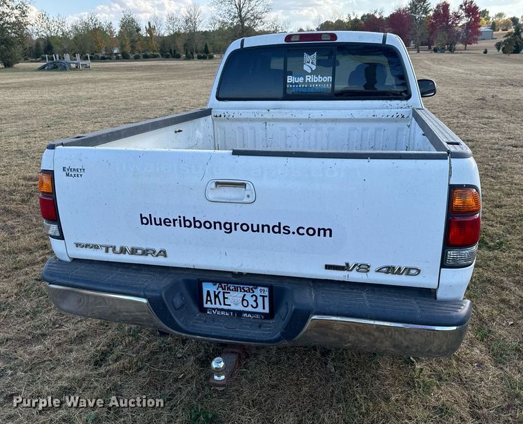 image for item DU9492 2002 Toyota Tundra Access Cab pickup truck