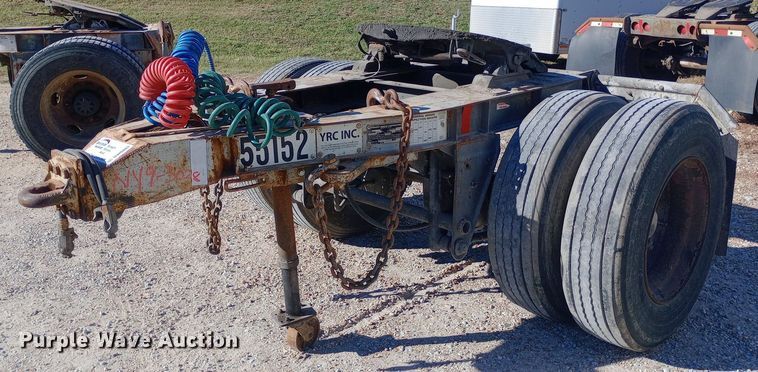 image for item DW0803 1985 Fruehauf EL FI trailer dolly