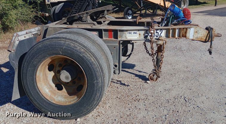 image for item DW0803 1985 Fruehauf EL FI trailer dolly