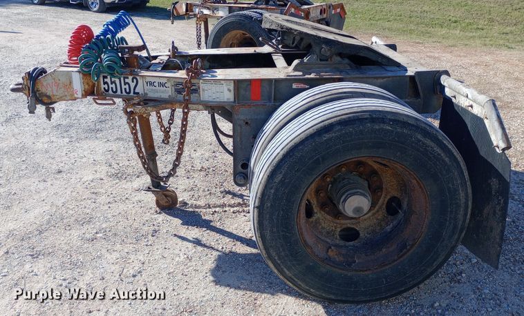 image for item DW0803 1985 Fruehauf EL FI trailer dolly